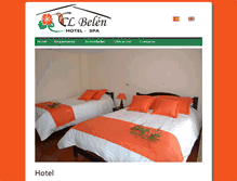 Tablet Screenshot of hotelelbelen.com